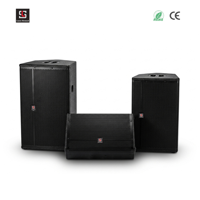 High Quality SP-115 15 Inch Professional Audio Speaker 600W RMS 132dB Max SPL Stage Monitor Sound System Wood Enclosure