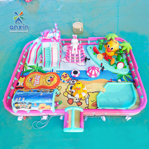 <span class=keywords><strong>Parc</strong></span> aquatique gonflable coloré à <span class=keywords><strong>prix</strong></span> d'usine pour enfants, aire de jeux aquatique de qualité commerciale avec toboggans et parcours d'obstacles - Product Image 3