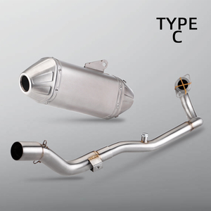 Sistema de Escape Completo para Motocicleta Todoterreno Crf300L Crf250 <span class=keywords><strong>Crf250rally</strong></span> Tubo de Escape Delantero Modificación de Silenciador - Product Image 5