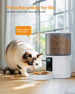 Comedero Inteligente para Mascotas de Plástico Sólido Moderno de 4L con Control Remoto por Aplicación, Cámara y Tazón de Acero Inoxidable para Perros y Gatos - Product Image 2