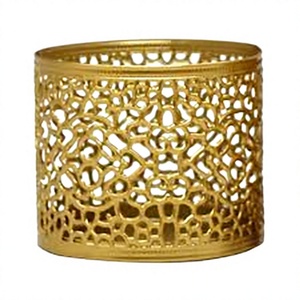Admirable Design <b>Brass</b> and Glass Tealight <b>Candle</b> <b>Holder</b> for Wedding Party Usage - Product Image 1
