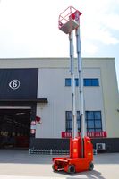 CE ISO Asansörlü Platform Elektrikli Mobil Alüminyum Çalışma Platformu Dubleks Tek Mastlı 6m 8m 10m 12m Yükseklikli Havadan Çalışma Platformu OEM