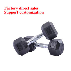 20 livres en gros caoutchouc Dunbells poids libres haltères hexagonaux hexagonaux 3 kilos Dembbel Fitness <span class=keywords><strong>prix</strong></span> haltères hexagonaux ensembles en livres - Product Image 4