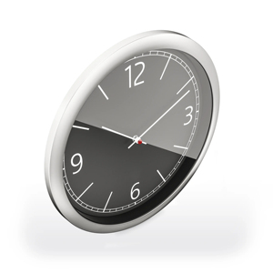 <b>Black</b> Rustic Hanging Quartz 10 Inch Plastic Silent Analog <b>Wall</b> <b>Clock</b> for Home Study Dorm Use - Product Image 3