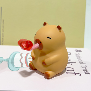 Jouet Squishy OEM avec bouche en paille rouge, jouet anti-stress en plastique pour enfants de 5 à 14 ans, unisexe - Product Image 1