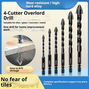 HUIXIN HX-133 Carreau de Forage Trou Béton à Quatre Trous Overlord Tout-Céramique <span class=keywords><strong>Verre</strong></span> Spécial Croix Triangle <span class=keywords><strong>Foret</strong></span> en Acier au Tungstène - Product Image 5