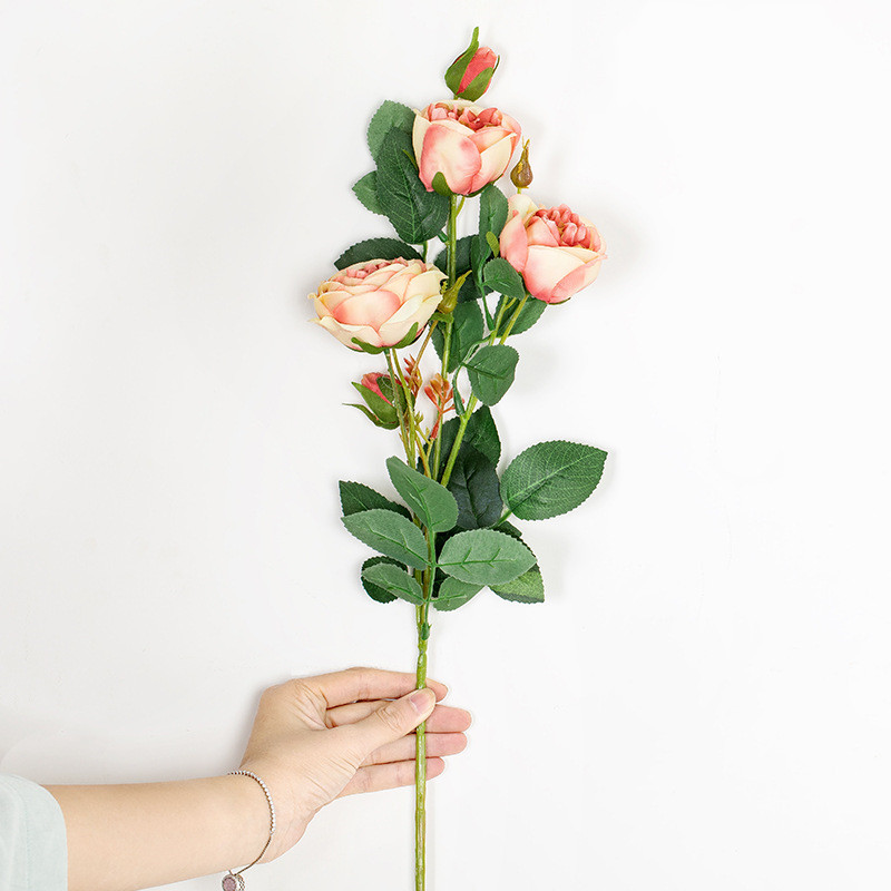 Silk  roses:Peach Pink