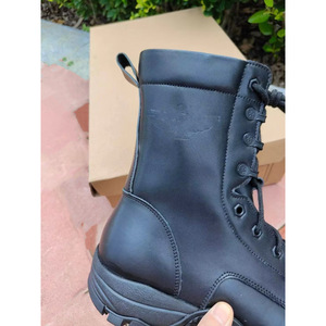 Combat <b>Boots</b> Full Cowhide High Top Anti Slip Outdoor Training Men's <b>Spring</b> Autumn - Product Image 3