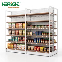 Étagères de supermarché en métal innovantes, équipe de conception professionnelle, rayonnages réglables pour les grands magasins