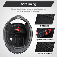Casco de Motocicleta Integral con Doble Visera Antivaho, Aprobado por el DOT, para Hombres y Mujeres