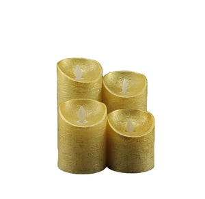 Bougies de luxe <span class=keywords><strong>LED</strong></span> dorées scintillantes - Product Image 3