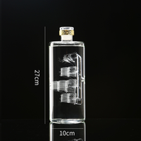 Carafe personnalisée en forme de voile de 1500 ml, bouteille à liqueur en verre de qualité supérieure pour whisky, vodka, vin