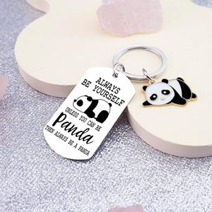 Ready to Ship Panda Bear Keychain Gifts for Women Sisters Best Friend Animal Keyring Graduation Birthday Gift RTS Door to Door - Product Image 6