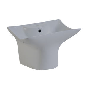 Lavabo de salle de bain en porcelaine, lavabo en céramique artistique à trou unique, 5 mm d'épaisseur, anti-décoloration, garantie 5 ans, 9L - Product Image 4