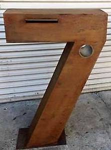Letras Metálicas Cortadas con Láser para Exteriores, Escultura <span class=keywords><strong>Grande</strong></span> de Metal Corten para Buzón - Product Image 4
