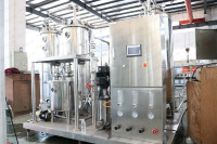 Machine de remplissage et de bouchage entièrement automatique pour eau gazeuse, en acier inoxydable 304, pour usine complète de boissons gazeuses
