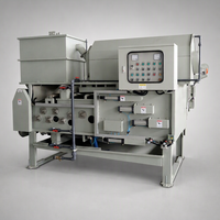Pabrik Pengolahan Air Limbah MBR Mesin Desalinasi Pengeringan Air Dikendalikan PLC Filter Belt Press Filtrasi 500L/Jam Menggunakan PVDF
