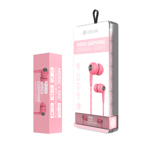 Devia new 8 in1series In ear colorful 3.5mm Noise Reduction Wired neckband headphones headset - Product Image 3