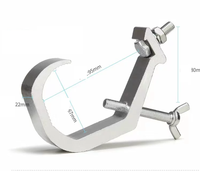 Collier de serrage rapide en aluminium pour éclairage de scène, tube de 40-50 mm, pour structure de scène