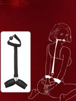 Menottes réglables pour le dos - Menottes douces pour les jeux de bondage en couple