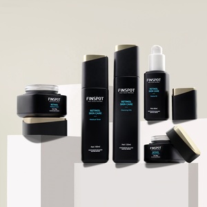 Ensemble de soins de la peau au rétinol <span class=keywords><strong>FINSPOT</strong></span>, flacons en verre, contenants d'emballage cosmétique vides pour tonique, nettoyant, sérum, crème - Product Image 2