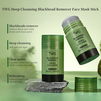 TWG RTS Masque facial nettoyant en profondeur pour éliminer les points noirs Soin du visage Beauté de la peau Contrôle de l'huile Nettoyant Masque facial à l'argile kaolin en stick