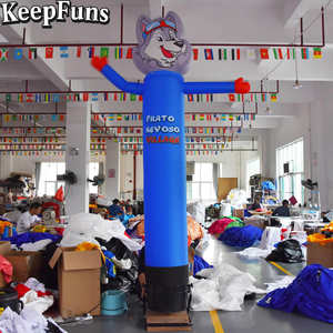 Keepfuns โมเดลนักเต้นเป่าลมรูปหมาป่าน่ารักสีฟ้าสำหรับกิจกรรมการระบายน้ำโมเดลเป่าลมอุปกรณ์กลางแจ้งส่งเสริมการขาย - Product Image 3