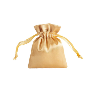 Sacs à cordon en satin de soie écologiques et recyclables avec logo personnalisé imprimé à l'écran, 13x18cm/15x24cm, pour mariage, bijoux, perruques, cadeaux, maquillage - Product Image 4