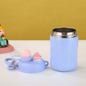Individuell Gestaltete Niedliche Doppelwandige Edelstahl-Trinkflasche BPA-Frei Auslaufsicher Große Kapazität Vakuumisoliert 6-12 Stunden Wärmeisolierung für Kinder - Product Image 4