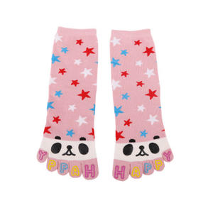 कार्टून कपास पांच पैर की मोजे आरामदायक महिला जापानी शैली मोजे थोक - Product Image 4