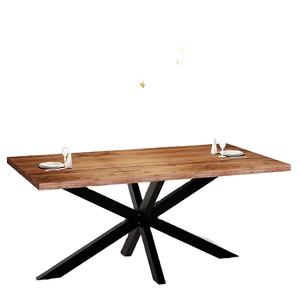 قواعد طاولة من الفولاذ المطاوع لتناول القهوة المستديرة أثاث مطعم صناعي إطارات أرجل طاولات معدنية من الحديد الزهر - Product Image 1