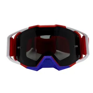 Hochwertige TPU-Rahmen-PC-Linsen OTG Motocross-Brille Großhandel MX-Brille mit hoher Transparenz für Motorradfahren