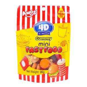 Amos Bonbons Halal Gummy Populaires Hamburgers Frites Cola Gummy Candy - Product Image 2
