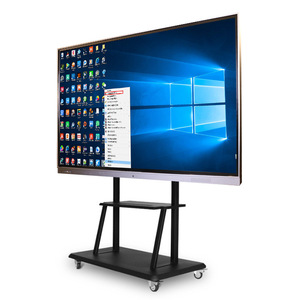 Pizarra blanca interactiva táctil infrarroja, tablero inteligente todo en uno para aula, OEM ODM, 65/75/86 pulgadas - Product Image 1