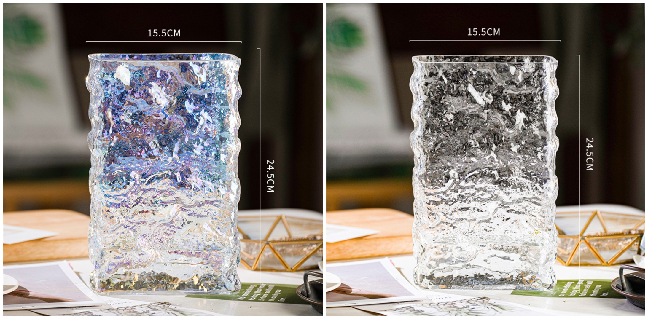 Factory Produced Wholesale Glass Flower Vases