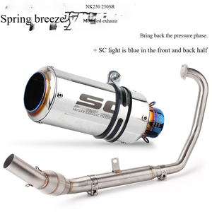 Sistema <span class=keywords><strong>de</strong></span> <span class=keywords><strong>Escape</strong></span> Completo para CFMOTO 250SR 250NK, Edición Racing, Silenciador <span class=keywords><strong>de</strong></span> Contrapresión, <span class=keywords><strong>Escape</strong></span> Estilo Scorpion - Product Image 4
