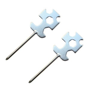 <span class=keywords><strong>Clé</strong></span> <span class=keywords><strong>plate</strong></span> <span class=keywords><strong>universelle</strong></span> en acier au carbone métrique à double extrémité multi-trous pour équipement de fitness, 6-en-1, croisée, OEM - Product Image 1