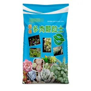 Meilleure qualité peau de serpent engrais organique réutilisable cors sol graines de légumes emballage avec doublure pp sac tissé personnalisé