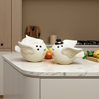 Ensemble salière et poivrière en céramique Love Birds Décorations de mariage et cadeaux de remerciement