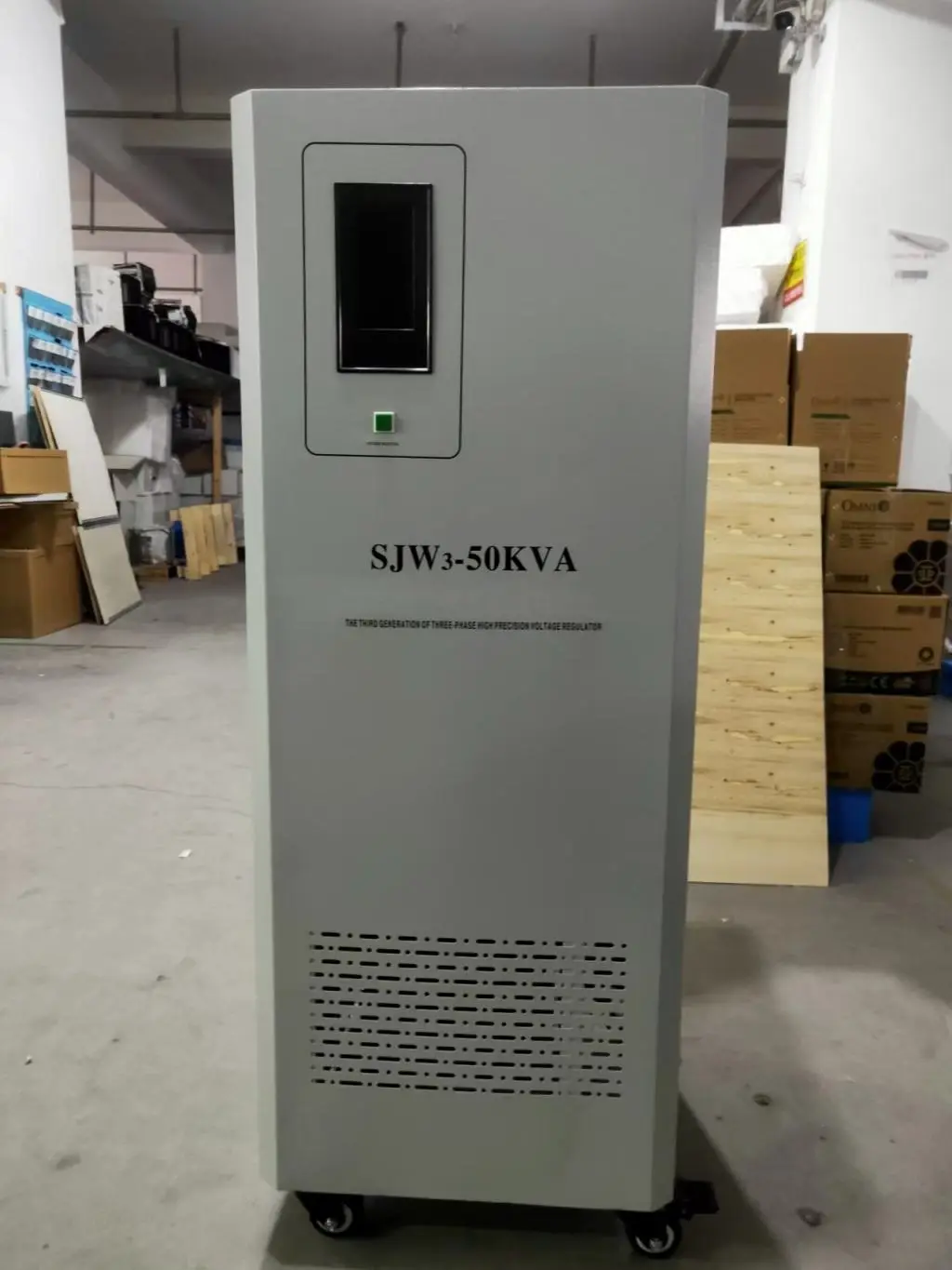 SJW3-30KVA Customized LCD Display 380V to 260v/450v Voltage Stabilizer 50/60Hz AC Three Phase Automatic Voltage Regulator