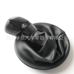 Funda de cuero PU para pomo de palanca de cambios Peugeot, accesorio Interior para coche 307, 301, 206, 207, 408, 308, 508 - Product Image 1