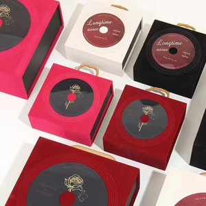 Caja de Cartón Ecológica Impermeable con Logotipo Personalizado de Lujo, Cierre Magnético para Discos de Vinilo y DVD, Empaque de Regalo para el Hogar - Product Image 4