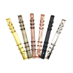 Jxy TR241-6-15/15 Brass A5/A6/A7 Hình Dạng 6-Ring Cơ Chế Văn Phòng Matte Black & Vàng Kim Loại Chất Kết Dính Clip 15Mm - Product Image 4