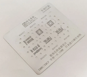 Mẫu hàn cầu <span class=keywords><strong>BGA</strong></span> Amaoe EMMC2/3 dành cho bộ nhớ <span class=keywords><strong>Flash</strong></span> <span class=keywords><strong>NAND</strong></span> EMMC EMCP UFS BGA162 BGA186 BGA254 BGA221 BGA153 BGA169 EMMC2 EMMC3 Plant Net - Product Image 4