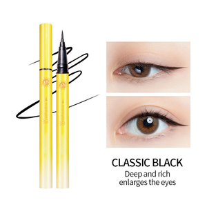 2022 Oem Logo personnalisé <span class=keywords><strong>noir</strong></span> néon imperméable coloré Eye Liner stylo Vegan mat étiquette privée paillettes marron Eye-Liner liquide - Product Image 3