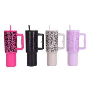 Vaso Térmico Personalizado de Acero Inoxidable 304 de Gran Capacidad con Pajita para Uso en Exteriores, Botella de Agua para Mujer - Product Image 4