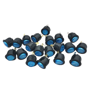 Interrupteur à bascule éclairé rouge et bleu à 2 positions, 3 broches, commande marche/arrêt pour équipement de machine de jeu - Product Image 1