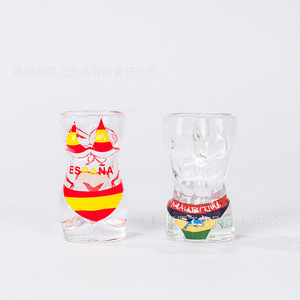 Mini-verre à vin créatif en forme de maillot de bain, souvenir imprimé, fabriqué à Quanzhou - Product Image 2
