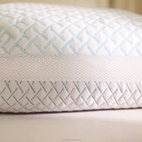 Oeko-TEX Zertifiziertes Zerkleinertes Memory-Schaum-Kissen Verstellbare Kühlgel-Ergonomische Nackenstütze für Seitenschläfer