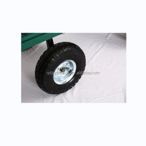 Chariot en acier robuste JDS, chariot utilitaire de jardin avec côtés amovibles et roues pour jardin et cour - Product Image 3